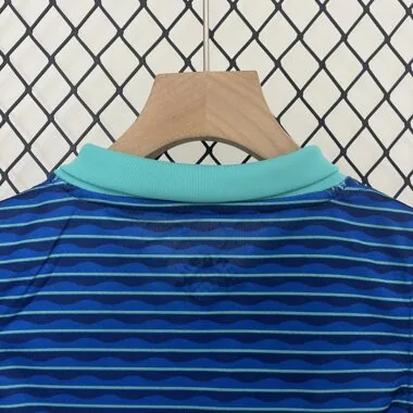 2024 Brazil away blue kid kit