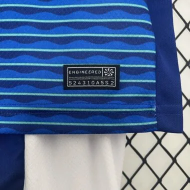 2024 Brazil away blue kid kit