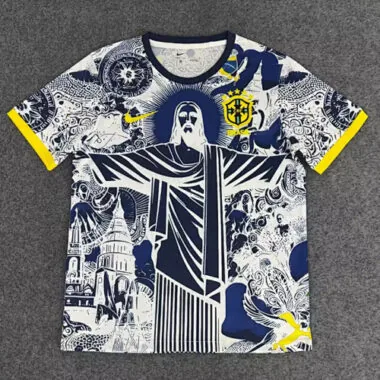 2025 Brazil White Blue Jesus Special Edition