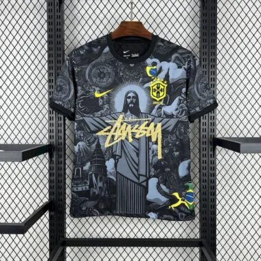 24-25 Brazil X STUSSY-shirt