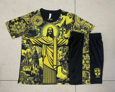 24-25 Brazil Yellow Jesus Training Suit