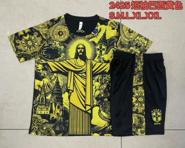 24-25 Brazil Yellow Jesus Training Suit