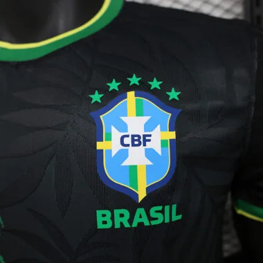 24-25 Brazil black dove of peace player version jersey