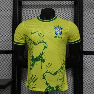 24-25 Brazil yellow dove of peace player version jersey