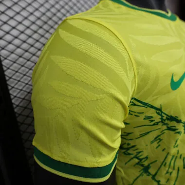 24-25 Brazil yellow dove of peace player version jersey