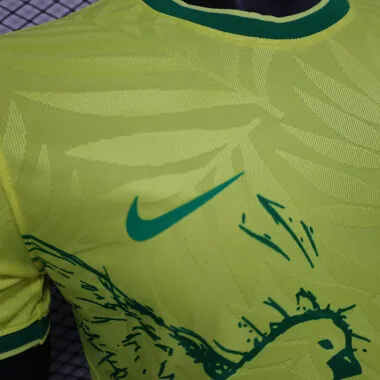 24-25 Brazil yellow dove of peace player version jersey