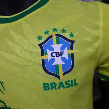 24-25 Brazil yellow dove of peace player version jersey