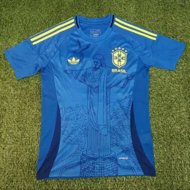 25-26 Brazil Blue Jesus jersey