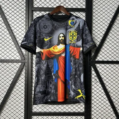 25-26 Brazil Black Jesus special jersey