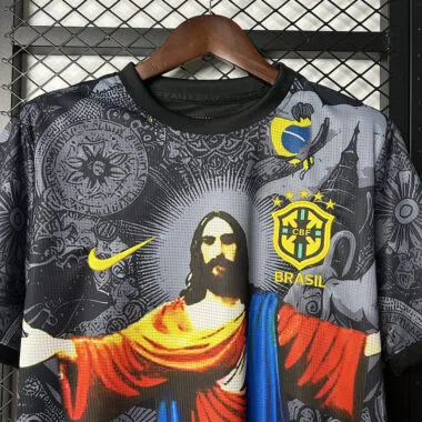 25-26 Brazil Black Jesus special jersey