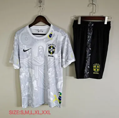 25-26 Brazil white jesus special suit