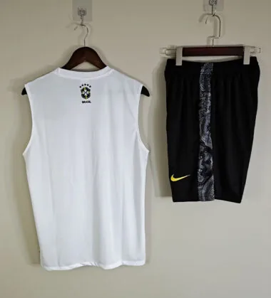 25-26 Brazil white vest suit