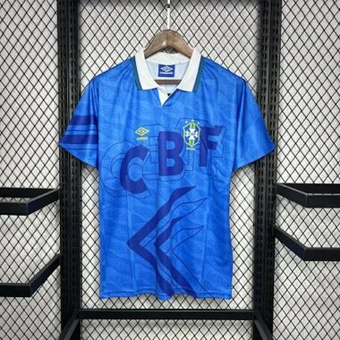 Camisa retro de jogo fora do Brasil de 91-93
