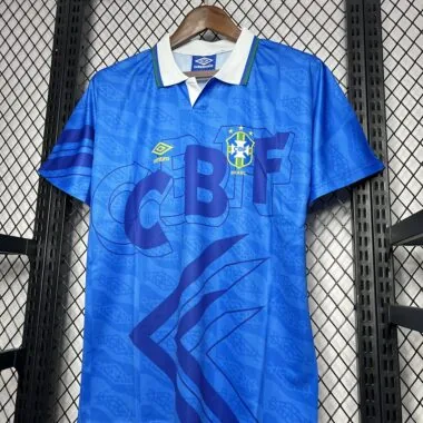 91-93 Brazilië uitwedstrijd retro-shirt