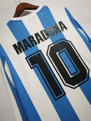 1986 Argentina home long sleeve