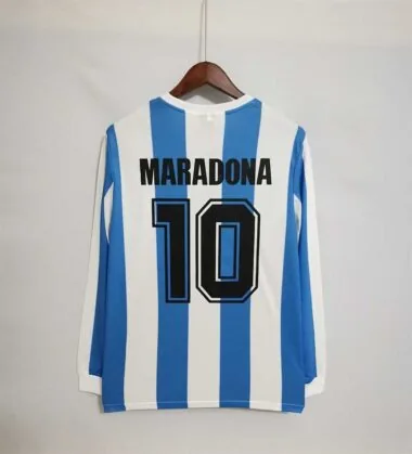 1986 Argentina home long sleeve