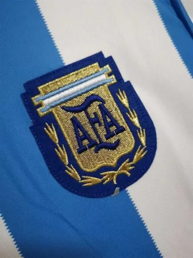 1986 Argentina home long sleeve