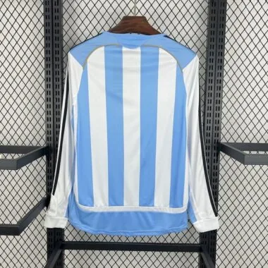 2006 Argentina Home Retro Long Sleeve Jersey