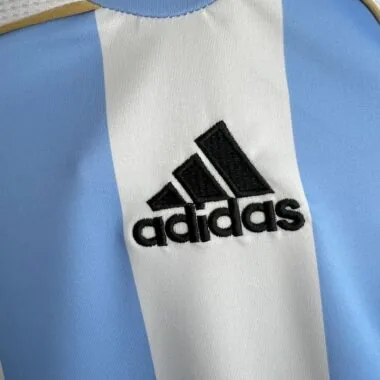 2006 Argentina Home Retro Long Sleeve Jersey