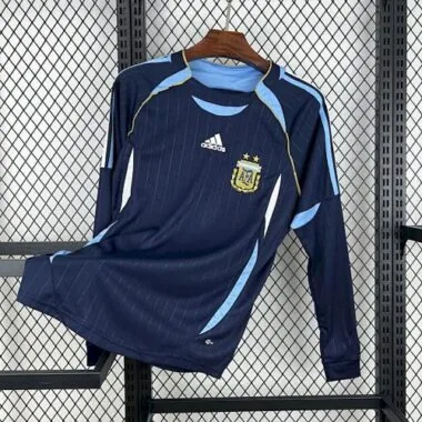 Retro-uittenue met lange mouwen van Argentinië uit 2006
