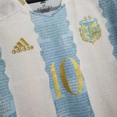 2021 Argentinië Herdenkingseditie Wit Blauw