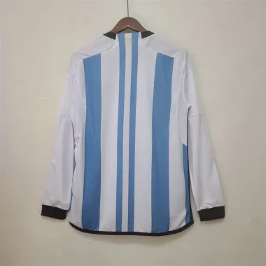 2022 Argentinië thuisshirt met lange mouwen