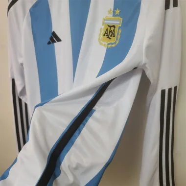 2022 Argentinië thuisshirt met lange mouwen