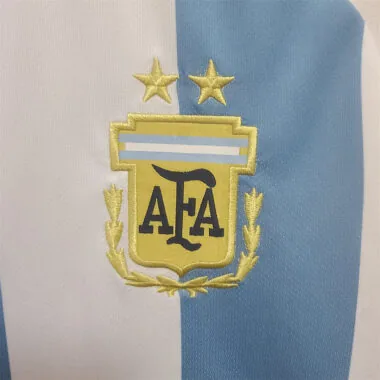 2022 Argentinië thuisshirt met lange mouwen