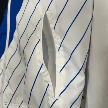 2024 Argentina blue and white Reversible windbreaker