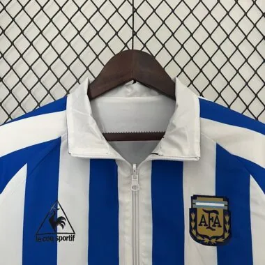 2024 Argentina blue and white Reversible windbreaker