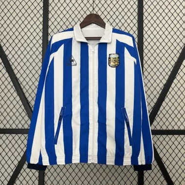 2024 Argentina blue and white Reversible windbreaker
