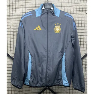 Blauwe windjack uit Argentinië