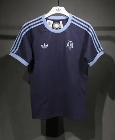 Argentina dark blue cotton t shirt