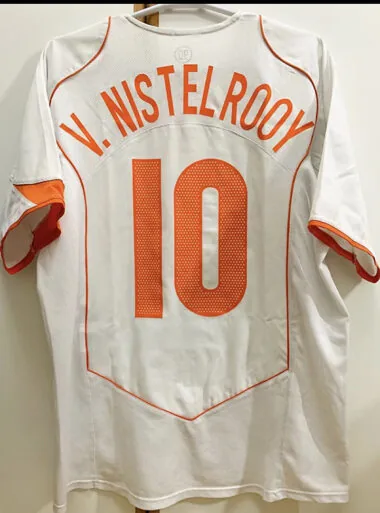 2004 Netherlands away retro jersey