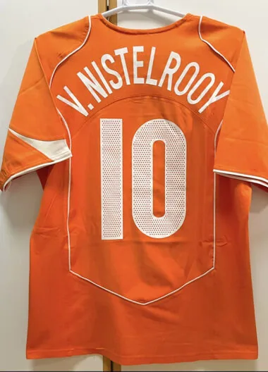 2004 Netherlands home retro Jersey