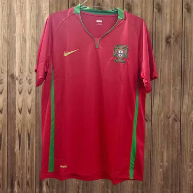 2008 Portugal home retro jersey