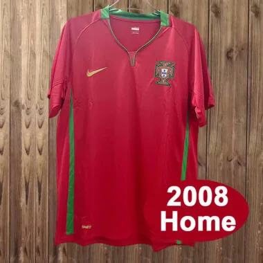 2008 Portugal home retro jersey