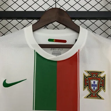 Camiseta retro de Portugal para partidos fuera de casa de 2010
