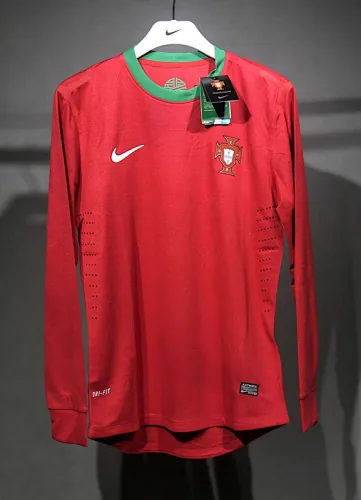 Maillot de match à manches longues de l'équipe nationale du Portugal 2012 (version joueur)