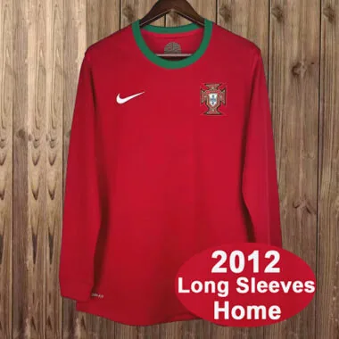 2012 Portugal home long sleeve retro jersey