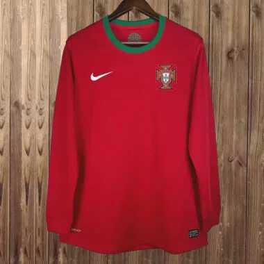 2012 Portugal home long sleeve retro jersey