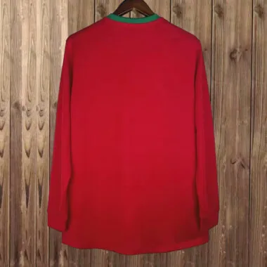 2012 Portugal home long sleeve retro jersey