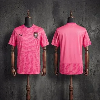 2026 Portugal Pre-Match Pink Jersey S-XXL