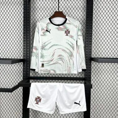 25-26 Portugal away long sleeve kid kit