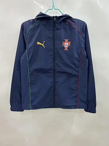 25-26 Portugal blue windbreaker