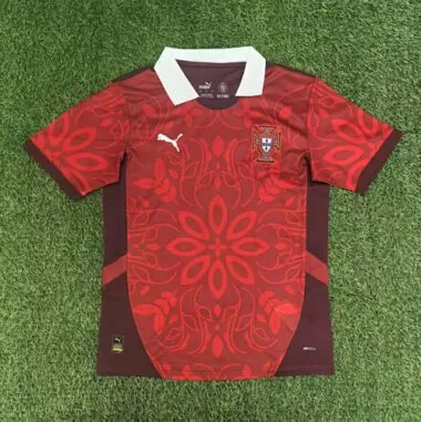 25-26 Portugal special version red soccer jersey size S-2XL