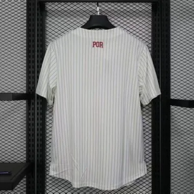 25-26 Portugal white baseball jersey