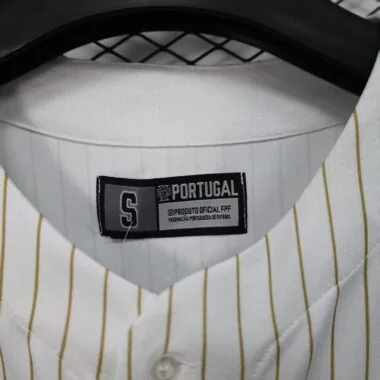 25-26 Portugal white baseball jersey