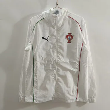 25-26 Portugal white windbreaker