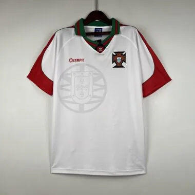 96-97 Portugal away white retro jersey